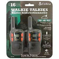 Radios bidirectionnelles microTALK de Cobra (ACXT145-DI) - Paquet de 2