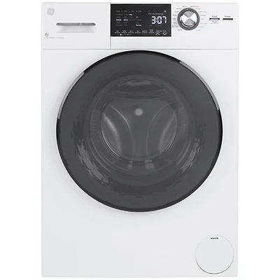 Duo laveuse-sécheuse électrique de 2,8 pi³ de GE (GFQ14ESSNWW) - Blanc