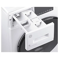 Duo laveuse-sécheuse électrique de 2,8 pi³ de GE (GFQ14ESSNWW) - Blanc
