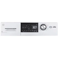 Duo laveuse-sécheuse électrique de 2,8 pi³ de GE (GFQ14ESSNWW) - Blanc
