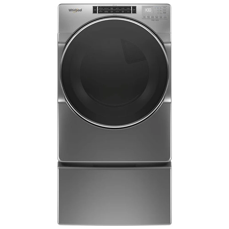 Whirlpool 7.4 Cu. Ft. Gas Steam Dryer (WGD8620HC) - Chrome Shadow