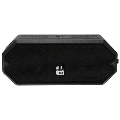 Haut-parleur sans fil Bluetooth étanche HydraBlast d'Altec Lansing - Noir/Bleu royal