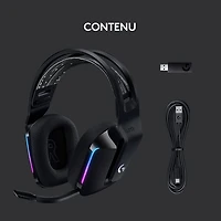 Logitech G733 LIGHTSPEED RGB Wireless Gaming Headset - Black