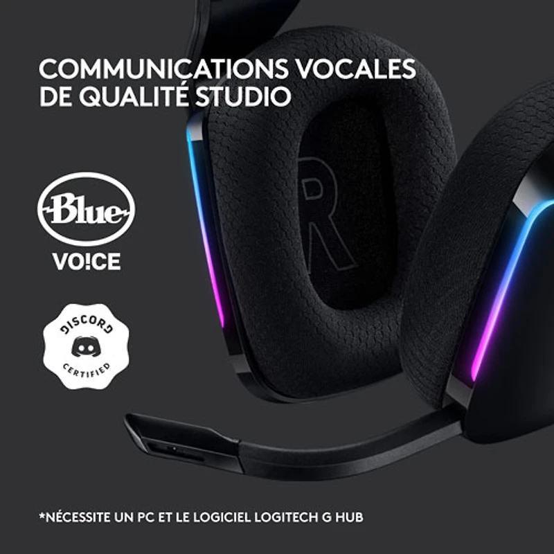 Logitech G733 LIGHTSPEED RGB Wireless Gaming Headset - Black