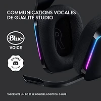 Logitech G733 LIGHTSPEED RGB Wireless Gaming Headset - Black