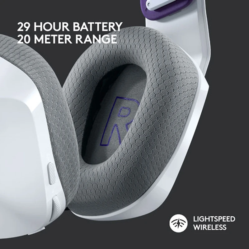 Logitech G733 LIGHTSPEED RGB Wireless Gaming Headset - White