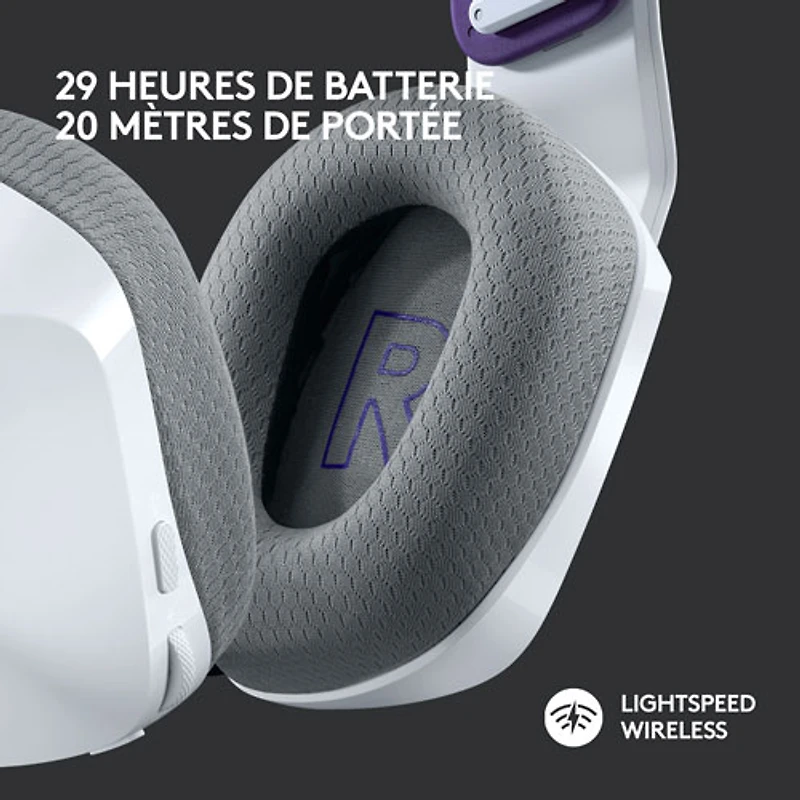 Logitech G733 LIGHTSPEED RGB Wireless Gaming Headset - White