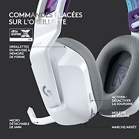 Logitech G733 LIGHTSPEED RGB Wireless Gaming Headset - White