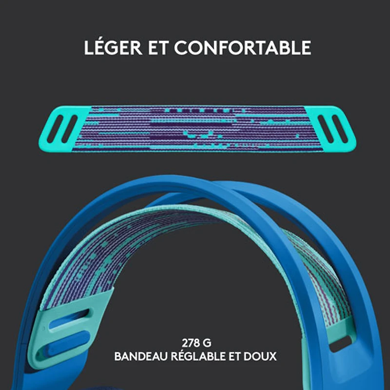 Logitech G733 LIGHTSPEED RGB Wireless Gaming Headset - Blue