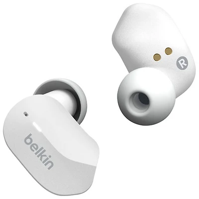 Écouteurs boutons 100 % sans fil SOUNDFORM de Belkin - Blanc