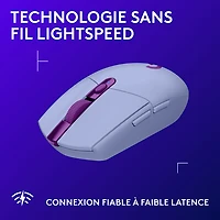 Logitech G305 LIGHTSPEED 12000 DPI Wireless HERO Optical Gaming Mouse - Lilac