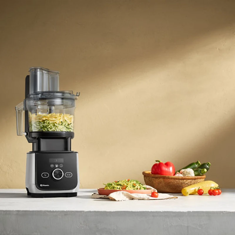 Vitamix Ascent Food Processor Attachment - 12-Cup - Black/Clear