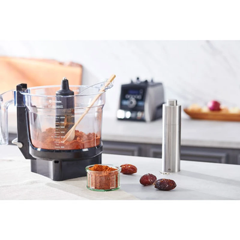 Vitamix Ascent Food Processor Attachment - 12-Cup - Black/Clear