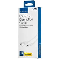 Insignia 1.8m (6ft) USB-C to 4K DisplayPort Cable (NS-PCKCD6-C) - Only at Best Buy - Only at Best Buy