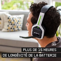 ASTRO Gaming A20 Gen 2 Wireless Gaming Headset with Microphone for Xbox Series X / Xbox One - White/Green