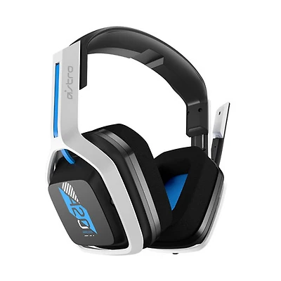 ASTRO Gaming A20 Gen 2 Wireless Gaming Headset with Microphone for PS5 / PS4 - White/Blue