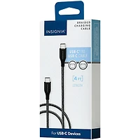 Insignia 1.2m (4ft) USB-C to USB-C Charge Cable (NS-MCC421C-C) - Only at Best Buy