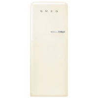 Réfrigérateur à une porte 9,2 pi³ 24 po de style années 50 de Smeg (FAB28ULCR3) - Crème