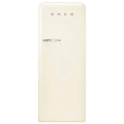 Smeg 50's 24" 9.2 Cu. Ft. All-Fridge Refrigerator (FAB28URCR3) - Cream