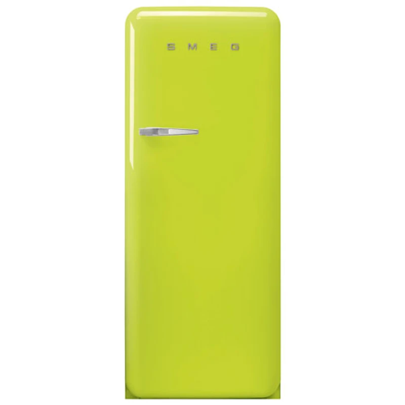 Réfrigérateur à une porte 9,2 pi³ 24 po de style années 50 de Smeg (FAB28URLI3) - Lime