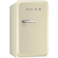 Smeg 50's 1.2 Cu. Ft. Freestanding Bar Fridge (FAB5URCR3) - Cream