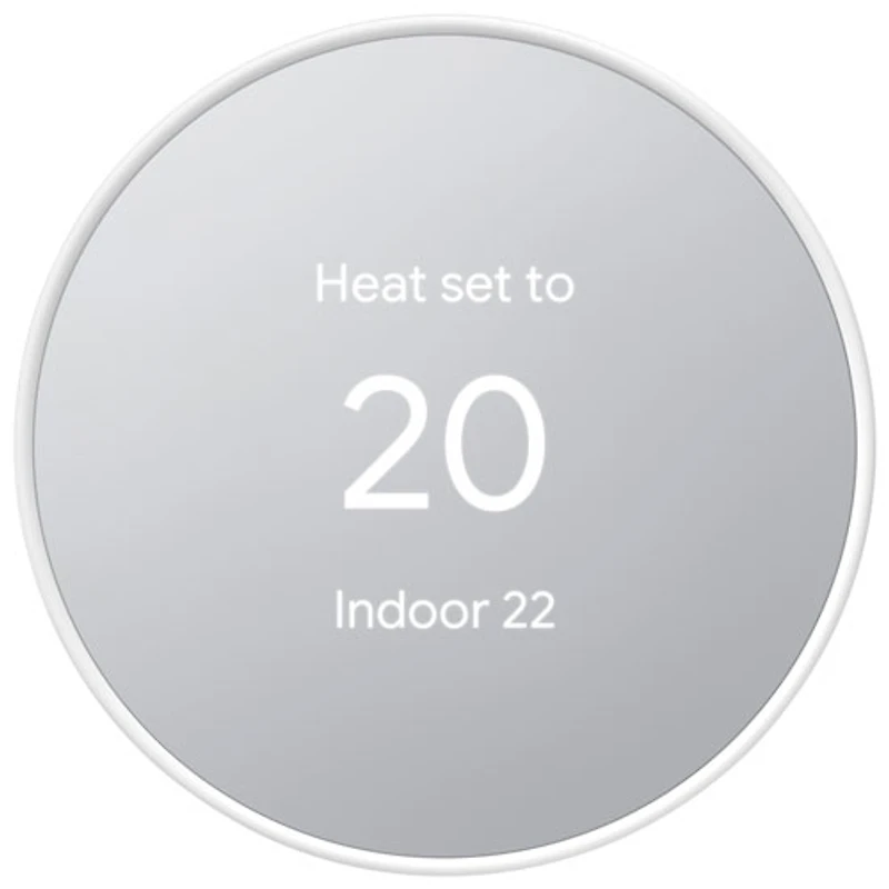 Google Nest Wi-Fi Smart Thermostat - Snow