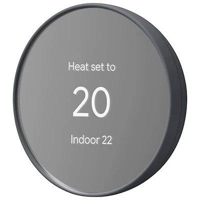 Thermostat intelligent Wi-Fi de Google Nest - Anthracite