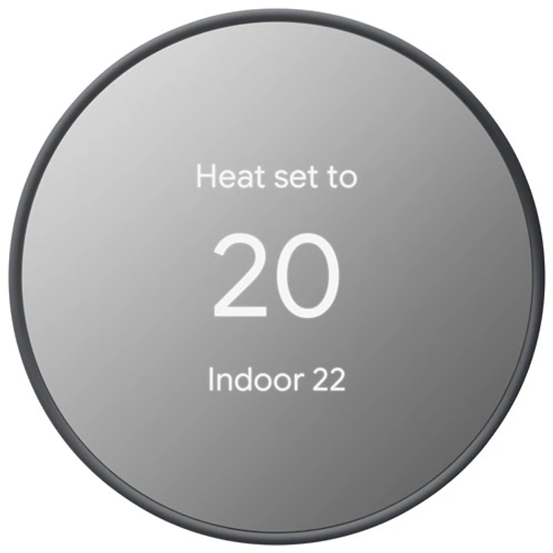 Thermostat intelligent Wi-Fi de Google Nest - Anthracite