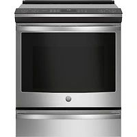 Cuisinière induction enc. 5 éléments/conv. véritable 5,3 pi³ 30 po Profile de GE (PCHS920YMFS)-Inox