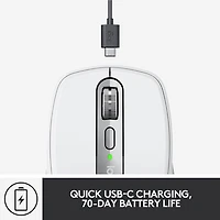 Logitech MX Anywhere 3 Bluetooth Darkfield Mouse for Mac - Pale Grey