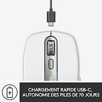 Logitech MX Anywhere 3 Bluetooth Darkfield Mouse for Mac - Pale Grey