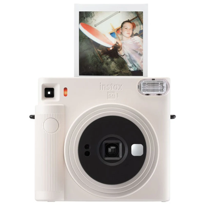 Appareil photo instantané Instax Square SQ1 de Fujifilm - Blanc craie