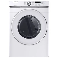 Samsung 7.5 Cu. Ft. Electric Dryer (DVE45T6005W/AC) - White - Open Box - Scratch & Dent