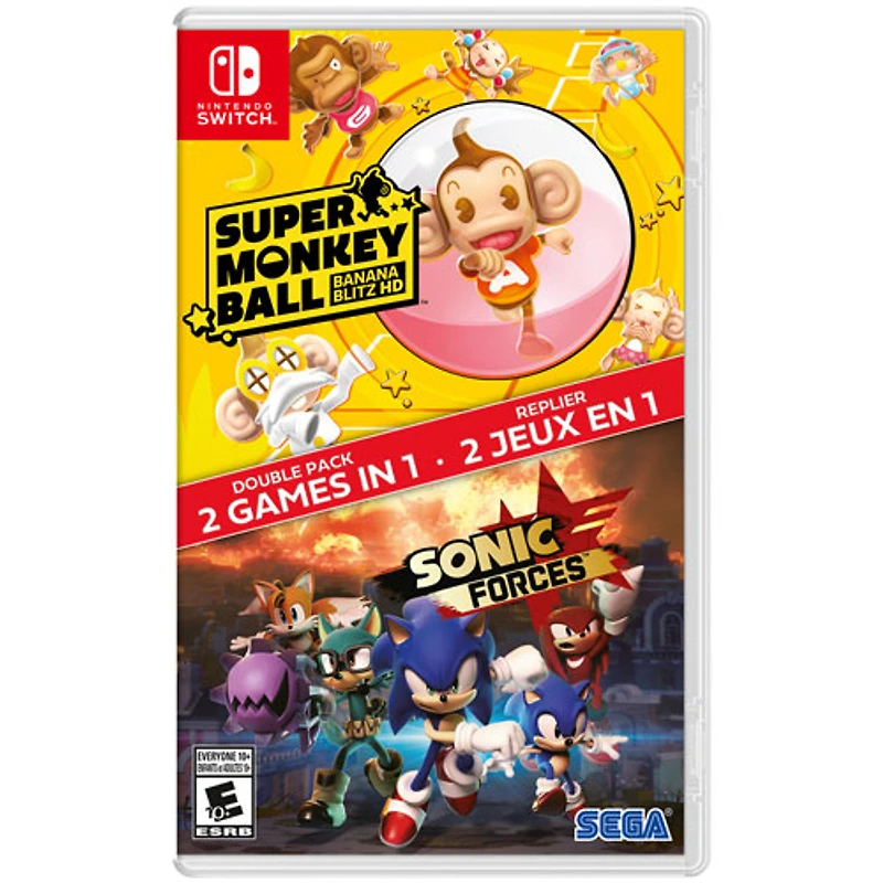 Super Monkey Ball Banana Blitz HD et Sonic Forces (Switch)