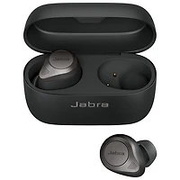 Écouteurs boutons 100 % sans fil à suppression active poussée du bruit Elite 85t de Jabra - Noir titane