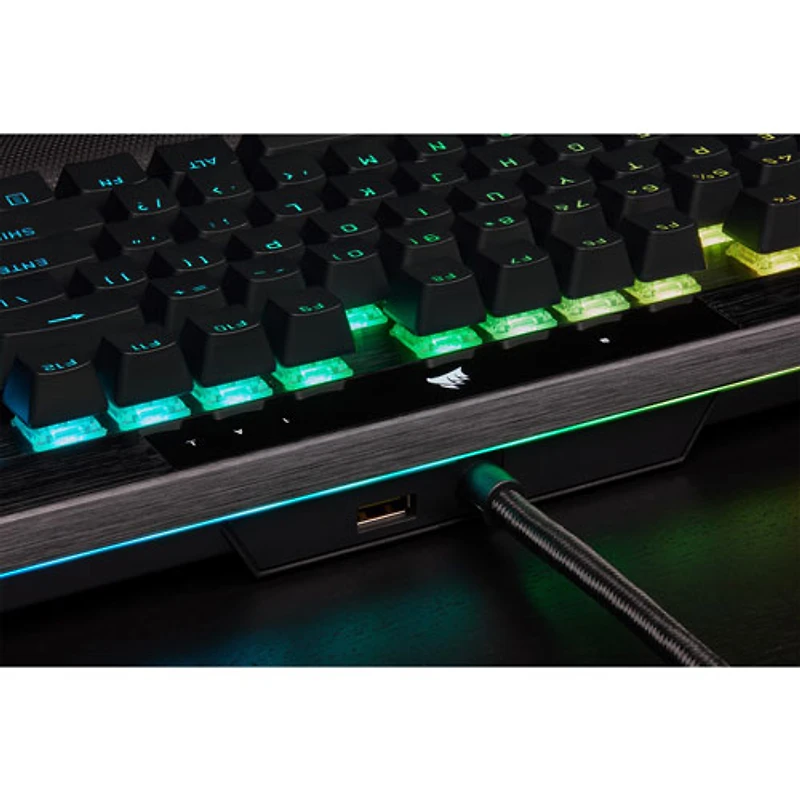 Clavier de jeu K100 opto-mécanique à commutateurs linéaires de Corsair