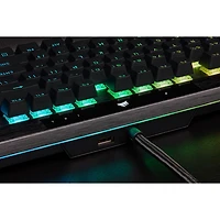 Clavier de jeu K100 opto-mécanique à commutateurs linéaires de Corsair