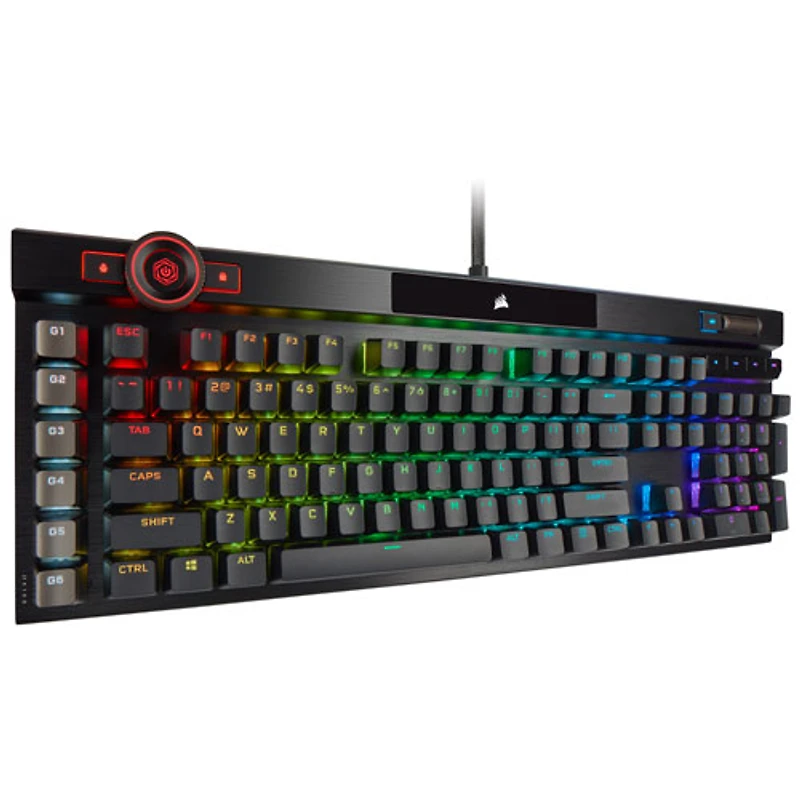 Clavier de jeu K100 opto-mécanique à commutateurs linéaires de Corsair