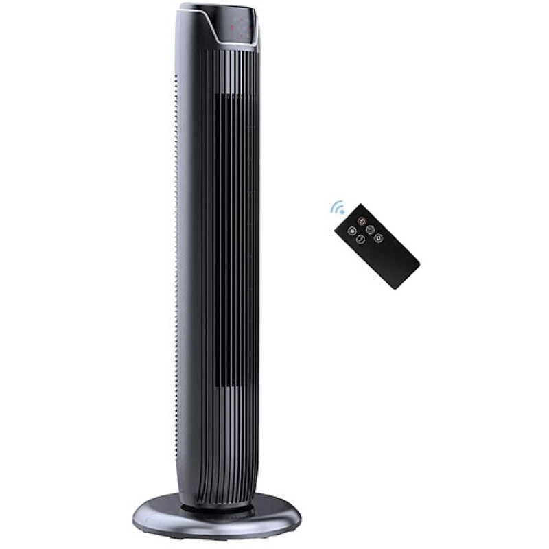 Ventilateur vertical oscillant d'Ecohouzng - 42 po - Noir