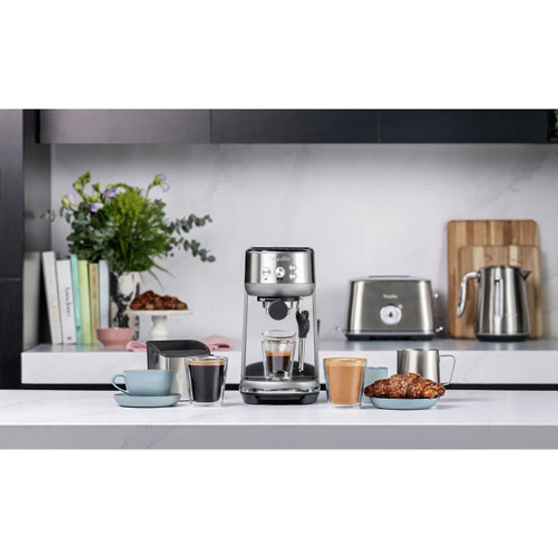 Machine à espresso Bambino de Breville - Acier inoxydable brossé