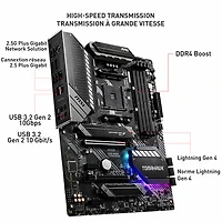 Carte mère MAG B550 Tomahawk ATX AM4 DDR4 de MSI pour processeurs Ryzen 3000/4000/5000 d'AMD