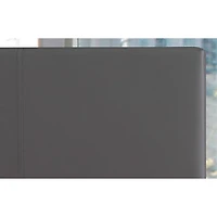 Brassex Modern Upholstered Platform Bed - Queen - Grey