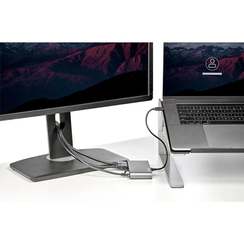 Station d'accueil Thunderbolt 3 de StarTech pour écrans multiples (TB3DKM2HDL)