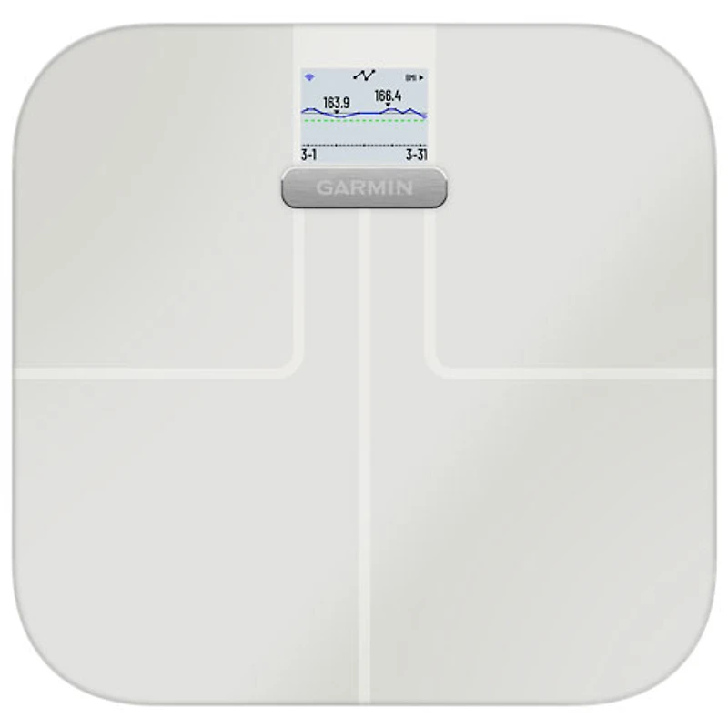 Garmin Index S2 Wi-Fi Smart Scale - White