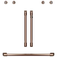 Café 7-Piece Wall Oven Handle & Knob Kit (CXWDFHKPMCU) - Brushed Copper