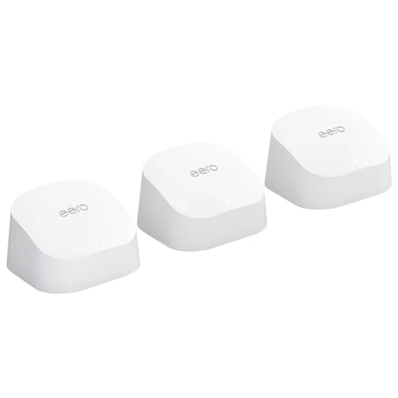 eero 6 AX1800 Whole Home Mesh Wi-Fi 6 System (B086P34DPF) - 3 Pack