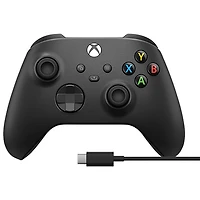 Xbox Wireless Controller (2020) with USB-C Cable - Carbon Black