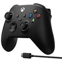 Xbox Wireless Controller (2020) with USB-C Cable - Carbon Black