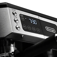 Machine à café et à espresso tout-en-un de De'Longhi - Noir/Acier inoxydable