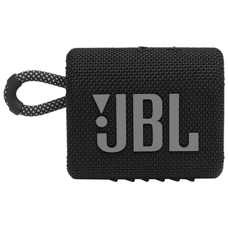 JBL Go 3 Waterproof Bluetooth Wireless Speaker - Black